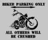 Biker parking only