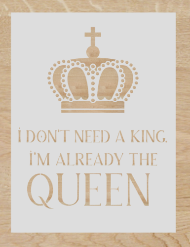 I don t need a king