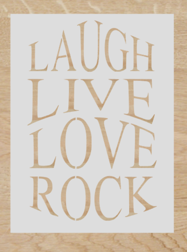 laugh, live, love, rock