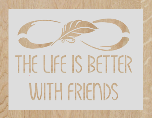 The life is better with friends