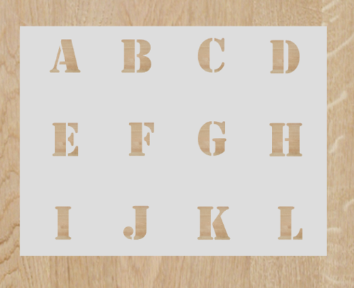 Buchstaben ABC Set